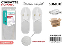 CIABATTE MONOUSO ANTISCIVOLO Tglia unica
